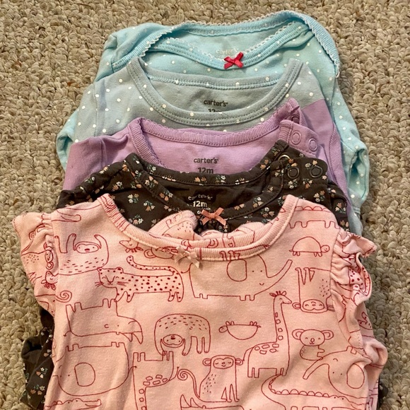 EUC Huge Lot of Baby Girls Fall/Winter Clothes, Size 12 Months, 50+ Items! - Picture 5 of 7